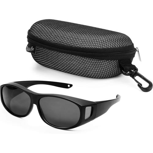 Surlunettes De Soleil Polarisées Avec Etui Lunettes De Vue - Antireflet Uv400 - Homme Et Femme - Vélo, Randonnée, Pêche, Golf