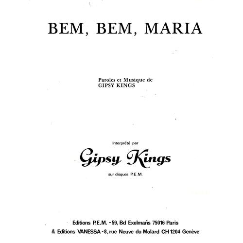 Bem, Bem, Maria. Les Gipsy Kings. A 83