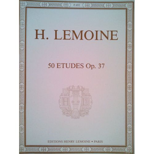 H. Lemoine 50 Etudes Op.37