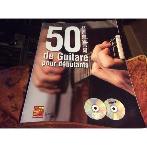 50 Accompagnements De Guitare Pour Débutants (1 Livre + 1 Cd + 1 Dvd)