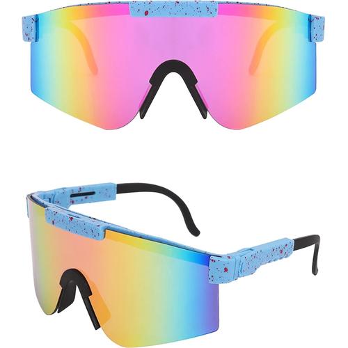 C3 Lunettes De Soleil De Sport Polarisées Pour Hommes, Femmes, Jeunes, Uv400 Viper Avec Pieds Réglables Pour Cyclisme, Conduite, Course À Pied, Golf