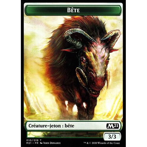 Token / Jeton - Bête - Mtg - M2021 - 10/18