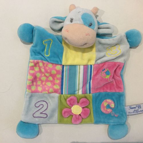 Doudou Plat Vache Tiamo