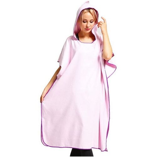Serviette Poncho ,Léger, Portable,Un Poncho Très Absorbant, Léger, Séchage Rapide, Un Accessoire Indispensable Pour Vacances, Plongée (;Femmes Couleur Aléatoire);