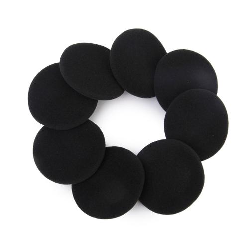 4paires 65mm Embouts Coussinet Mousse d'Oreillette pour Ecouteurs Casque Noir