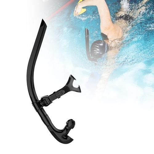 Silicone Diving Breathing Snorkel ,Mouthpiece Underwater Swimming Scuba Tube, Pour Swimming & Diving Noir