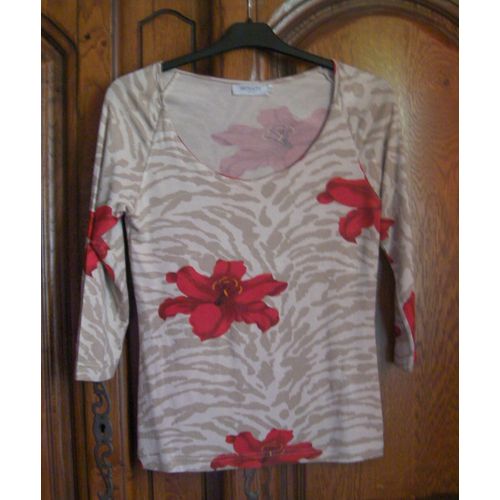 Top Fleuri Entracte - Taille 36