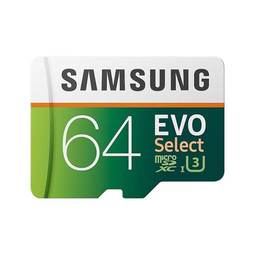 Carte mémoire Micro SD Samsung ME64GA/UE Evo Select microSDXD 64 Go Carte memoire