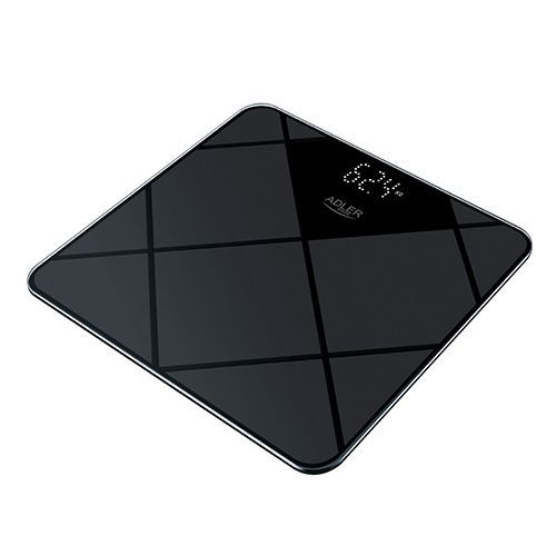 Adler Ad 8169 Balance Rectangle Noir, Graphite Pèse-Personne Électron