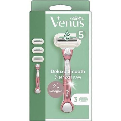Gillette Venus Deluxe Smooth Sensitive Women's Razor 3 Pieces - Pack