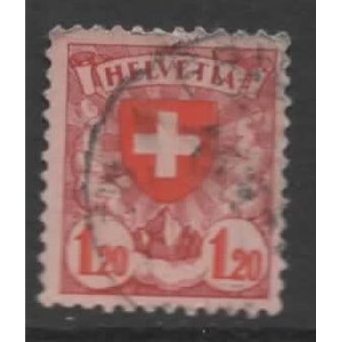 Suisse, Timbre-Poste Y & T N° 209 Oblitéré, 1924 - Helvetia