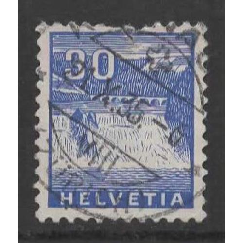 Suisse, Timbre-Poste Y & T N° 277 Oblitéré, 1934 - Chute D' Eau