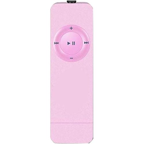 Lecteur MP3, Portable USB Mini MP3 Player de Musique Apprentissage de Walkman pour Les étudiants Sports Support Micro SD TF Card (Rose)