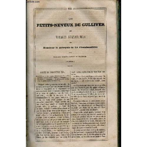 Le Journal Des Enfans - Extrait Du Tome 8 - 8eme Année - Les Petits Neveux De Gulliver Ou Voyages Surnaturels De Monsieur Le Marquis De La Chambaudière Dans Plusieurs Régions Connues Et Inconnues(...)