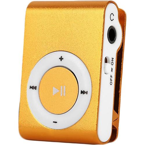 Lecteur de musique MP3 Mini lecteur MP3 Portable TF Card Slot Metal Clip USB Sport Digital Music Walkman pour course à pied MP3 Media Player MP3 Media Player