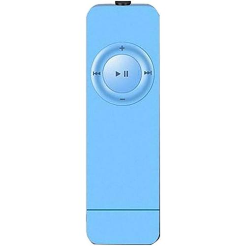 Lecteur MP3, Portable USB Mini MP3 Player de Musique Apprentissage de Walkman pour Les étudiants Sports Support Micro SD TF Card (Bleu)