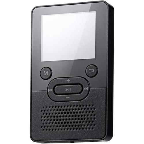 Lecteur MP3 Bluetooth Portable Lecteur de Musique Sport Walkman MP4 avec Écran/Haut-parleur Support Vidéo/Photo/Radio/E-Book/TF-16G