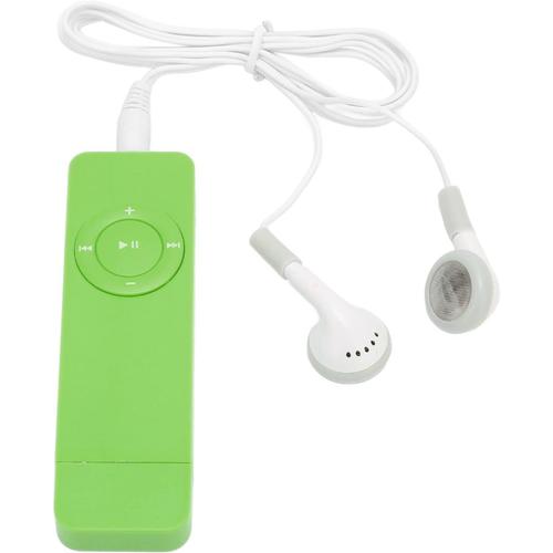 Lecteur MP3, Son sans Perte Longue Durée de Vie de la Batterie Lecteur de Musique Forme Mince Portable pour Voyager pour Courir (Vert)