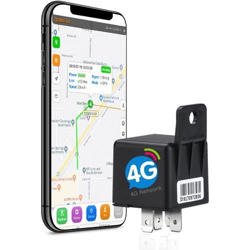 4G Tracker GPS à bord, ST-907L relais à bord Mini tracker GPS, Moto à bord, camion, Taxi à bord, emplacement en temps réel, Dispositif de coupe à distance de puissance d'huile