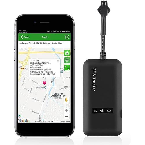 Traceur GPS Voiture,Plateforme Gratuite, système de positionnement croisé, Traceur GPS Espion pour Un Suivi en Temps réel,3.5"" x 1.8"" x 0.5"" GT02A