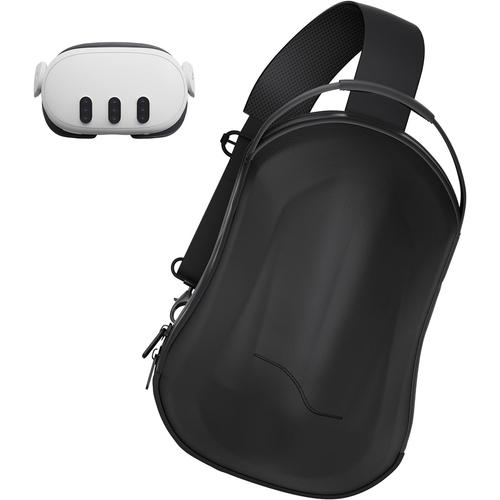 Vr Sac À Bandoulière De Transport Pour Accessoires Oculus Quest 3, Sac De Rangement Compatible Vec Casque Quest 3 Vr, Sangle De Tête Originale/Elite, Contrôleurs, Étui De Voyage Portable