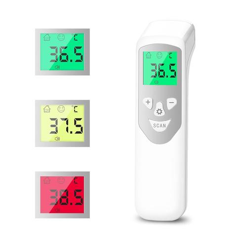 Thermomètre Frontal Sans Contact Pour Adultes Et Bebe, Thermomètre Infrarouge Avec Lecture Instantanée 1s, Rappel De Mémoire, Écran Lcd 