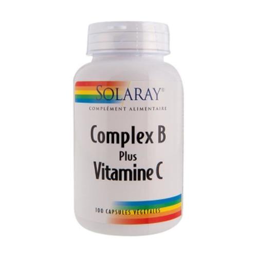 Solaray Complex B Plus Vitamine C 100 Capsules 