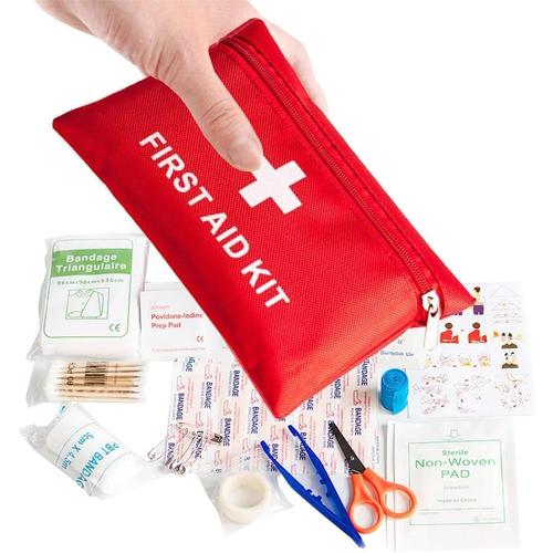 Trousse De Premiers Secours,Mini Kits De Survie Petite Trousse De Survie D'urgence Sac De Médicale Comprend Bandage Tampons Soins Pour Voyages Bureau À Domicile Voiture Randonnée Camping 