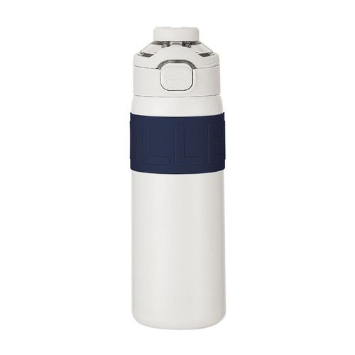 Tasse Thermos À Boire Directement Et Paille Acier Inoxydable Conteneur De Boisson Chaude Ou Froide Thermos Équipement De Plein Air 21.97oz - Blanc