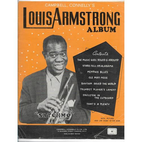 Campbell Connelly's Louis Armstrong Album "Satchmo" With Pictures And Life Story Of The Star