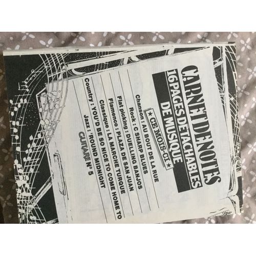 Carnet De Notes Guitare N°5