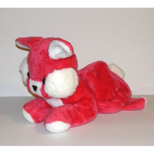 Lapin Range Pyjama Nounours Vintage Doudou Ancien Peluche Lapin Rose Fushia 47 Cm