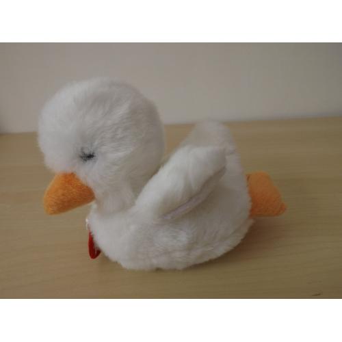 Peluche Canard Blanc Jaune Trudi