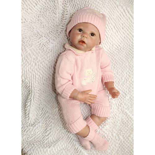 Bebe Reborn Marjolaine Grand Bebe Toddler Poupee Realiste Yeux Ouverts Full Vinyle Silicone 60 Cm Comme Un Vrai Bebe 4kg Nouveau Ne Fille Corps Souple Cadeau Nurserie Nouvelle Maman Jouet Enfant Rakuten