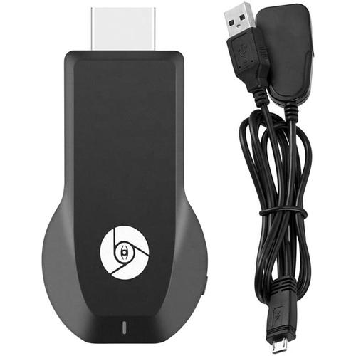 Miracast 4k HDMI Dongle 2.4GHz, Dongle sans Fil WiFi Display Dongle, Chromecast compatibles iPhone/Boitier Multimedia pour Streaming Wireless Téléviseur, pour Une résolution 4K (3840 X 2160) 1080P