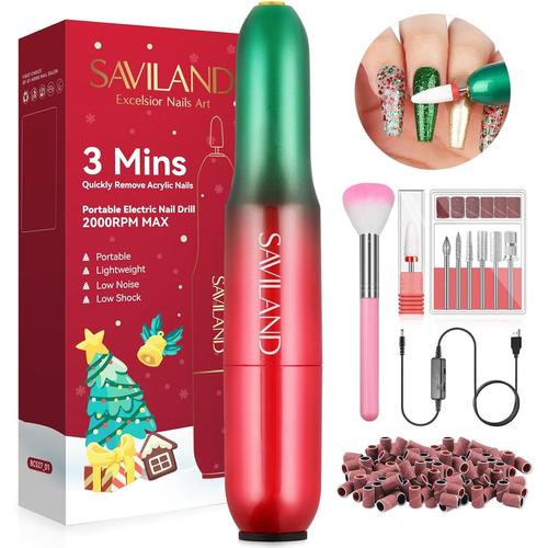 Ponceuse Pour Ongles, 7 En 1 Ponceuse Pour Ongles Professionnel 