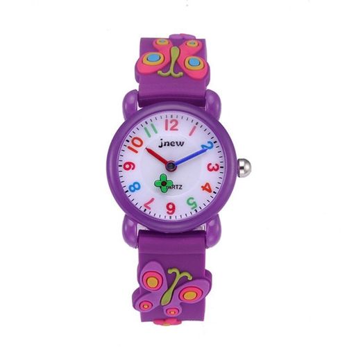 Bon66 Kid 3d Papillon Silicone Montre Étanche Pour Fille Cadeau Enfants Montres Y4ud