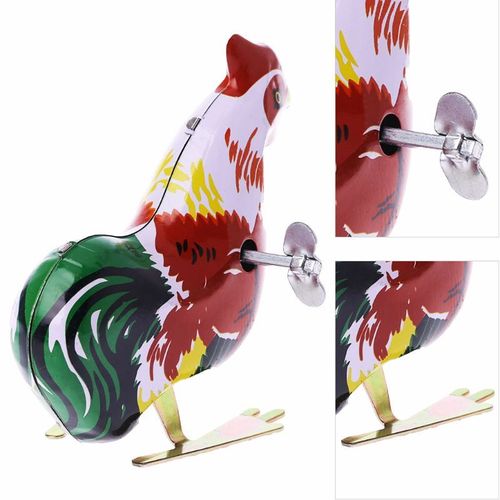 Bon66 Classique Mini Horloge Animal Coq Poussin Enfants Liquidation Enfants Jouets Éducatifs Y4ud