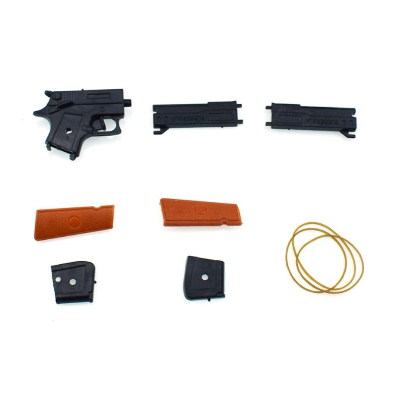 Bon66 Assemblage Classique Élastique Pistolet Tireur Tir Enfants Enfants Jouets Portable Y4ud