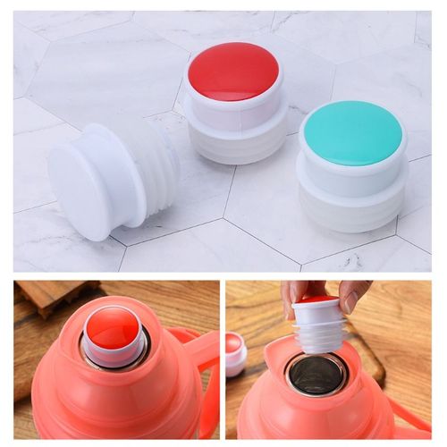 Bon66 Bouchon Silicone Anti-Âge De Qualité Alimentaire? Thermos Bouchon Bouchon? Bouteille Couvercle De Remplacement Pièces De Bouilloire