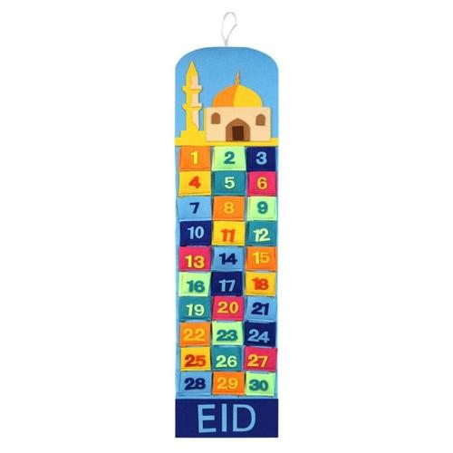 Bon66 Enfants Eid Mubarak Ramadan Mosquée Arabe Script En Feutre