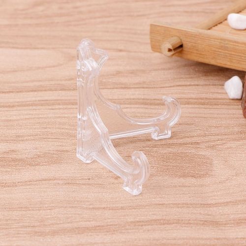 Bon66 Étagère De Collection De Support D'insigne De Jeton De Médaille De Pièce De Chevalet De Présentoir En Plastique De 42mm