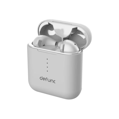Defunc True Go - Écouteurs sans fil avec micro - intra-auriculaire - Bluetooth - blanc