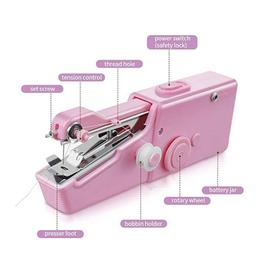 Hongzer Machine à Coudre électrique Mini Machine à Coudre électrique à Main Portable pour Bricolage ménage Couture sur Mesure 
