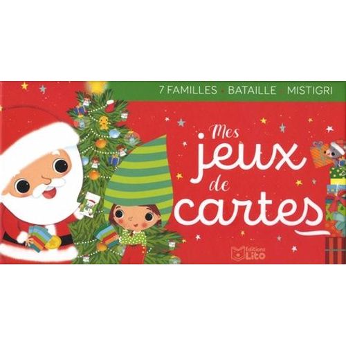 Mes Jeux De Cartes Noël - 7 Familles - Bataille - Mistigri