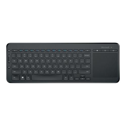 Microsoft Médias tout-en-un - Clavier - sans fil - 2.4 GHz - Allemand