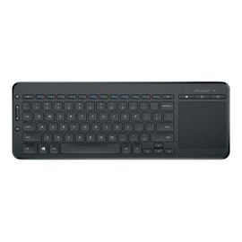 Microsoft Médias tout-en-un - Clavier - sans fil - 2.4 GHz - Français