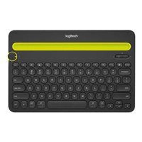 Logitech Multi-Device K480 - Clavier - Bluetooth - Italien - noir
