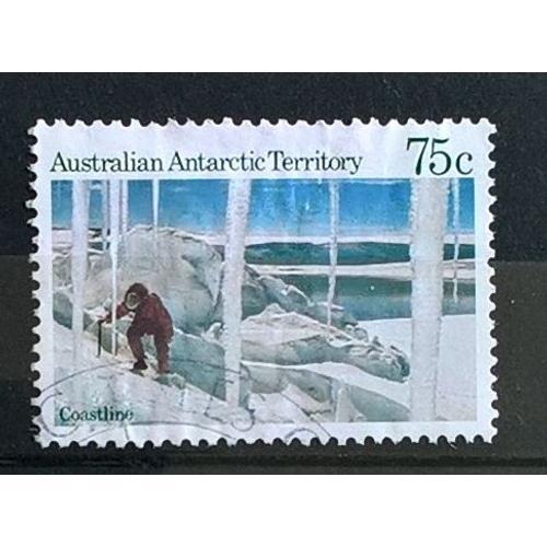 Territoire Antarctique Australien, Timbre-Poste Y & T N° 66 Oblitéré, 1984 - Littoral