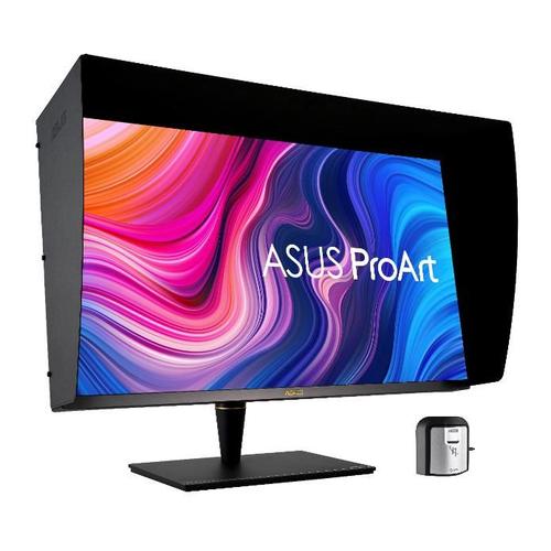 ASUS ProArt PA32UCX-PK - Écran LED - 32" - 3840 x 2160 4K @ 65 Hz - IPS - 1200 cd/m² - 1000:1 - HDR10 - 5 ms - 3xHDMI, DisplayPort, Thunderbolt 3 - haut-parleurs - noir - avec X-Rite i1 Display...